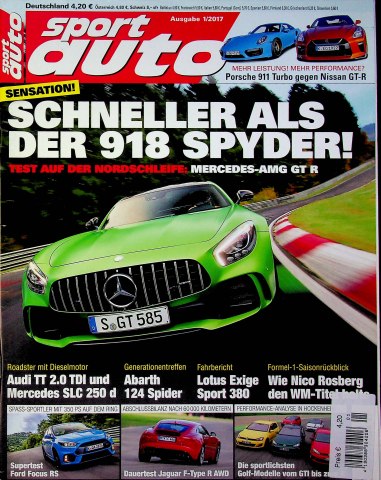 Deckblatt Sport Auto (01/2017)